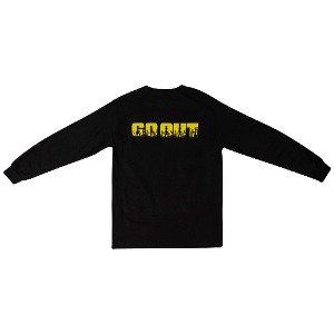 LOGO L-Shirts(flame)-BLACK
